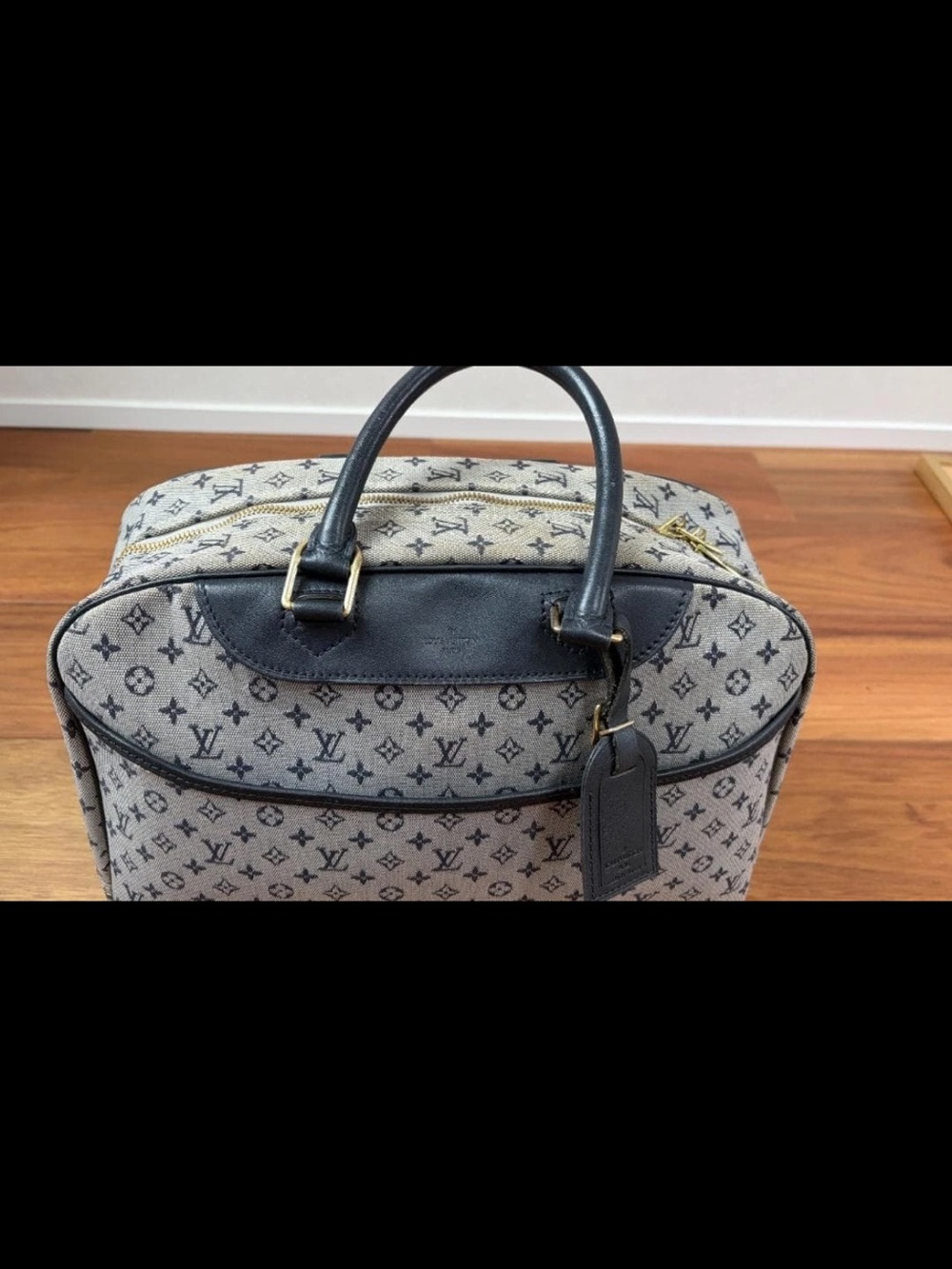 Louis Vuitton Monogram Canvas Travel Bag - Gray & Black
